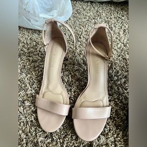 Kelly & Katie pink open toed heels women’s us size 7.5 worn